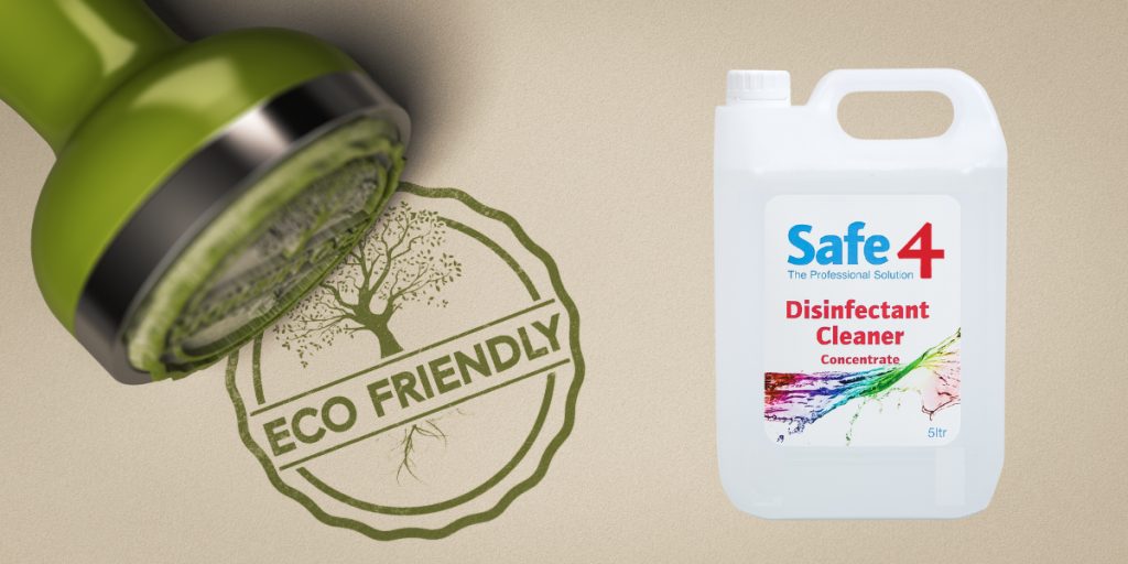 Safe4 eco-friendly veterinary disinfectant