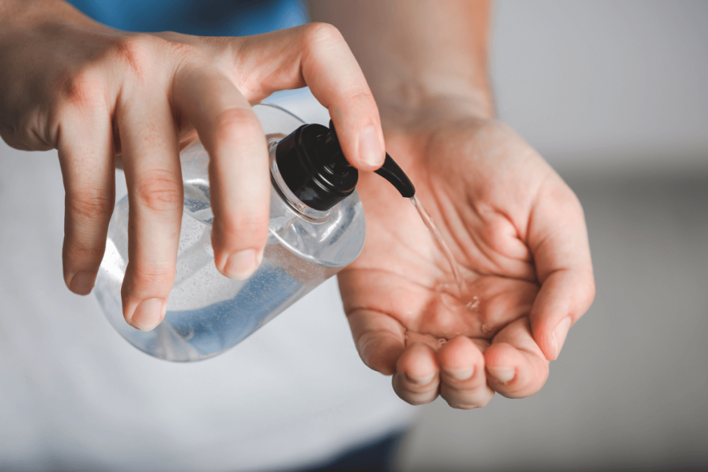 Hand sanitiser used in vet clinics, pet resorts and animal shelters