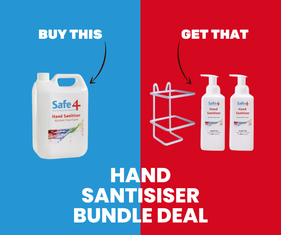 Safe4 hand sanitiser bundle deal